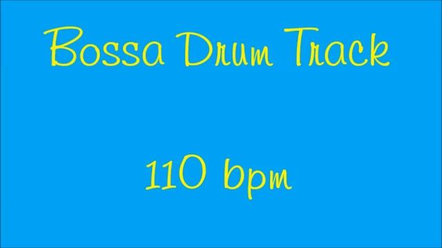 [Drum Loop for Practice] Bossa Nova 110 bpm смотреть онлайн
