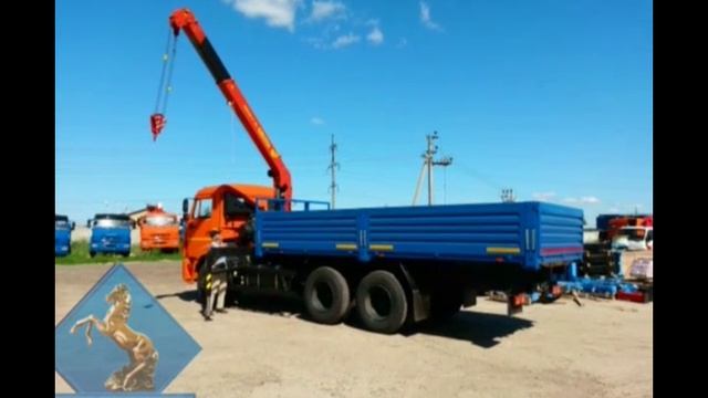 КАМАЗ 65117 с КМУ Инман ИТ 80 смотреть онлайн