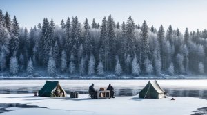 Рыбалка в марте на окуня и плотву.
