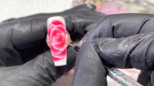 Blooming Rose Gel Nail Design - Easy Nail Art смотреть онлайн