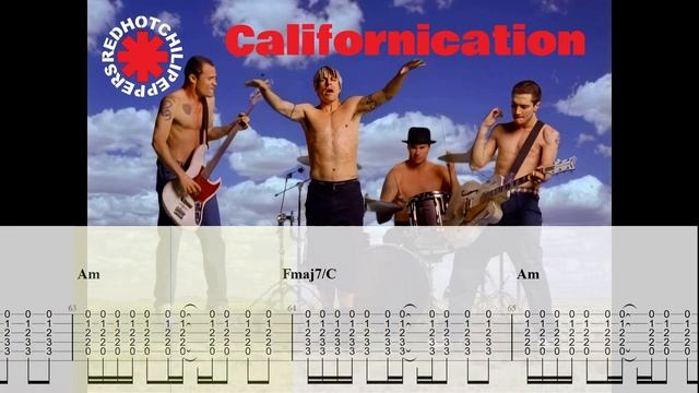 Red Hot Chili Peppers - Californication [GUITAR BACKING TRACK + TAB] смотреть онлайн