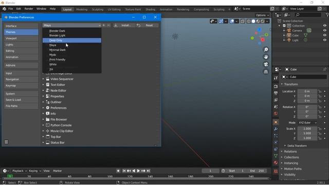How to Change the Viewport Theme in Blender смотреть онлайн
