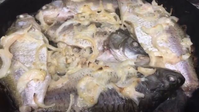 Рыбка жареная