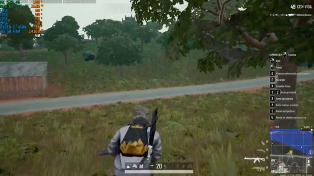 PUBG: BATTLEGROUND EN RYZEN 5 4500 Y RX 570 | GAMEPLAY смотреть онлайн
