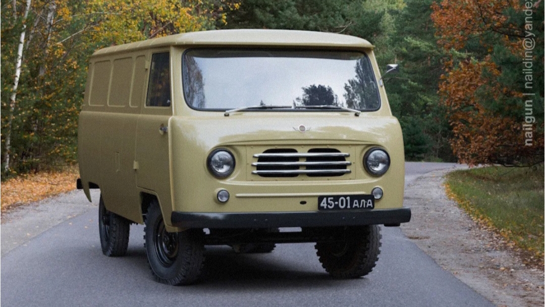 УАЗ 452 Г.П. Редкий УАЗ. смотреть онлайн