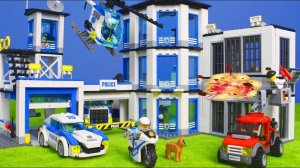 Для детей LEGO полицейская машина и полицейский участок