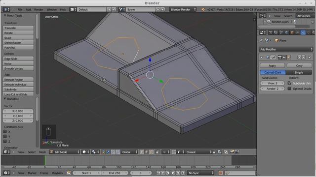 Blender subd modeling exercise 5 смотреть онлайн