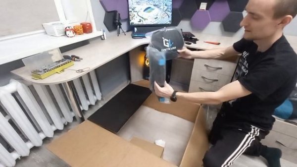 Игровое кресло GameLab Blast Azure Blue (GL-820) / Распаковка, сборка и тест