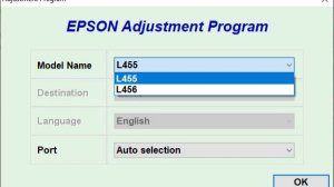 Сброс памперса Epson L455 L456