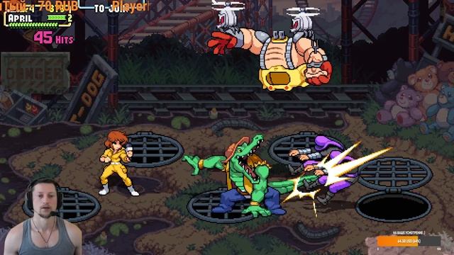 Teenage Mutant Ninja Turtles Shredder's Revenge HARD FINAL смотреть онлайн