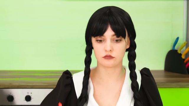 Wednesday Vs Grandma Cooking Challenge | Kitchen Hacks And Tricks By Fun Challenge