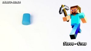 МАЙНКРАФТ из пластилина - Лепим Стива, Хранителя и Иссушителя | Minecraft
