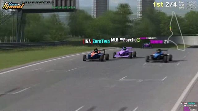 Wheel to wheel at LFS Formula BMW | [MRc] MIDSUMMER MADNESS смотреть онлайн
