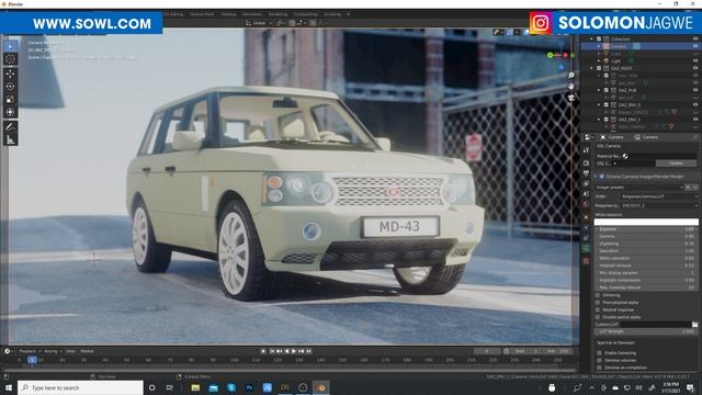 Octane Render Engine for Blender ~ Daz to Blender Vehicle & Environment Speed Lighting Test смотреть онлайн