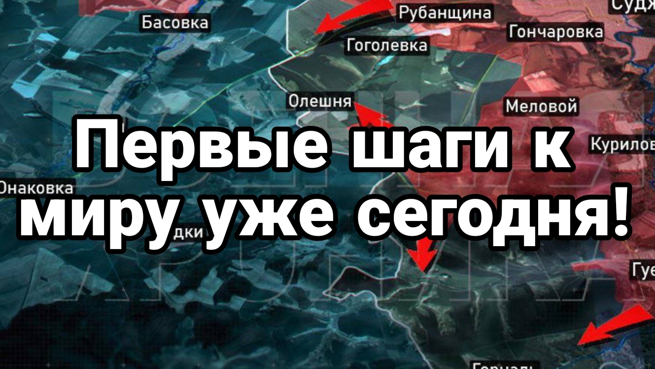 Первые шаги к Миру уже сегодня