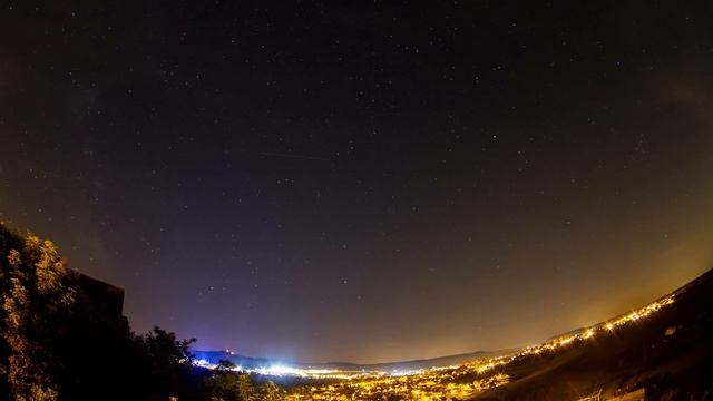 ISS Am Himmel über Deutschland