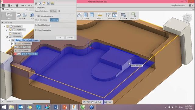 Fusion 360 CAM 2D-Part1 смотреть онлайн