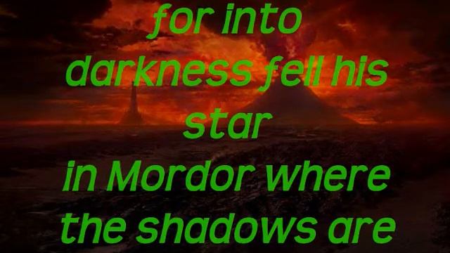 Fall Of Gil-Galad (lyrics).wmv