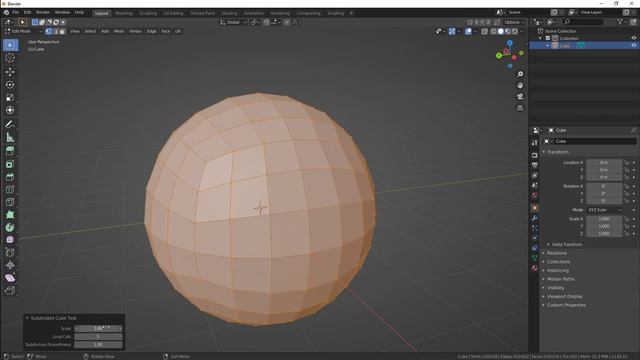 TMG mod Tools Subdivide Cube смотреть онлайн