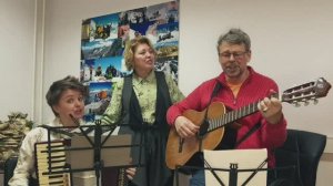 "Фанские горы" (экспромт в исполнении труэта "АТО"). Автор - Ю.Визбор