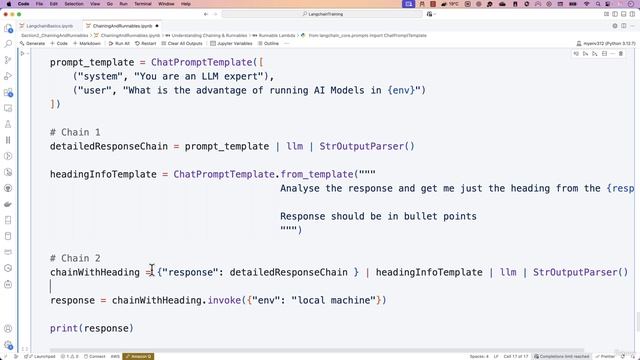 6 -Running Python functions with RunnableLambda смотреть онлайн