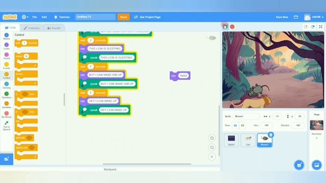 The Lion & The Mouse | Part-1 | Scratch Tutorial | in hindi | 2020 смотреть онлайн