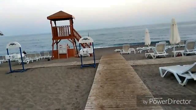 Турция. WaterSide resort & spa. Пляж. 2017 год. смотреть онлайн