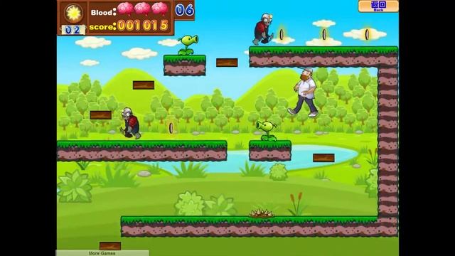 Plants VS Zombies Crazy Dave Plants Adventure - Gameplay Video