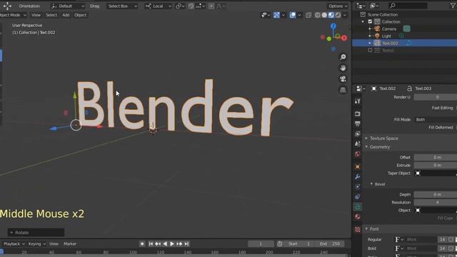 Textos 3D no Blender смотреть онлайн