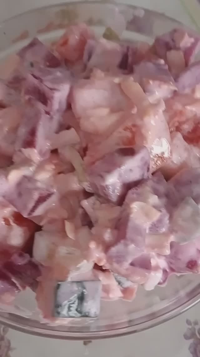 Вкусный овощной салат за 10 минут