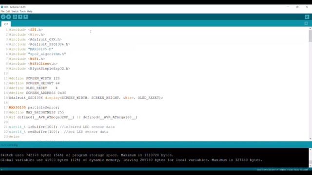 IoT Project - Heart rate & SpO2 monitor with blynk.io смотреть онлайн