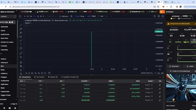 BNB Smart Chain NEWLY Verified Contracts Looking At Potential Scammers And How They Launch смотреть онлайн