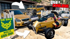 Угнал кучу золотых чит тачек и огромный монстр трак у мажора за 180 сек! Битва воров в ГТА 5 Онлайн