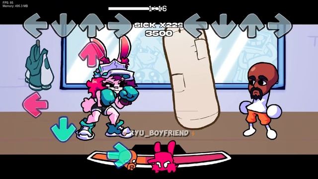 Friday Night Funkin' VS Skarlet Bunny Girl | Graffiti Groovin V2  (fnf/ Mod)