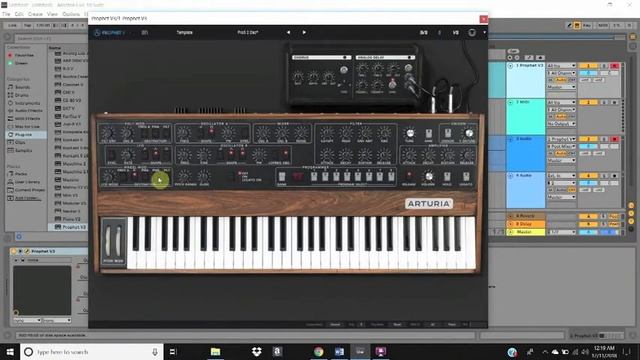 Arturia Prophet V Tutorial смотреть онлайн