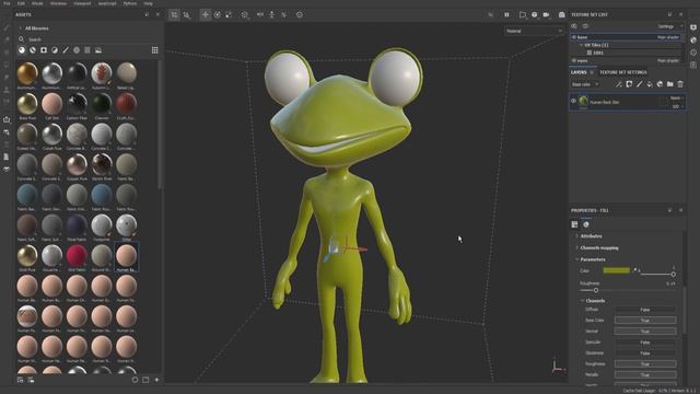 Stylized Humanoid Frog Texturing | Part 2 | Blender #stylized #frog #texture смотреть онлайн