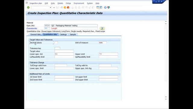 how to create inspection plan in SAP QM for beginners QP01 смотреть онлайн