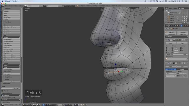 Female Character Blender 3d modeling. Part 3 - Face смотреть онлайн