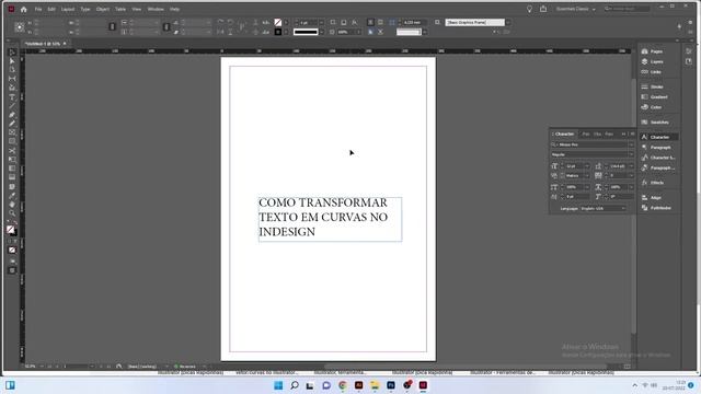Transforme texto em curvas no InDesign em segundos! #dicasrápidas смотреть онлайн