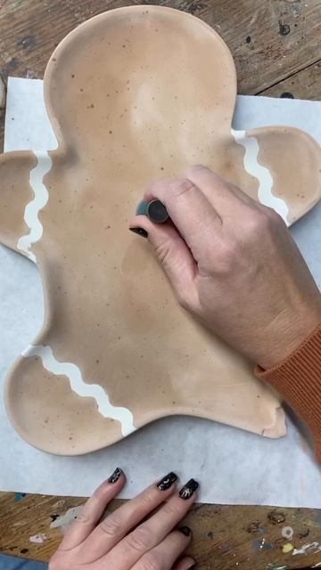 Gingerbread Plate #short #shorts