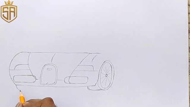 How to draw Bugatti car | BUGATTI car drawing | very easy draw | by shadow art смотреть онлайн