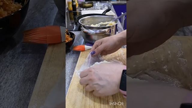 Пирожки картофельные с капустой