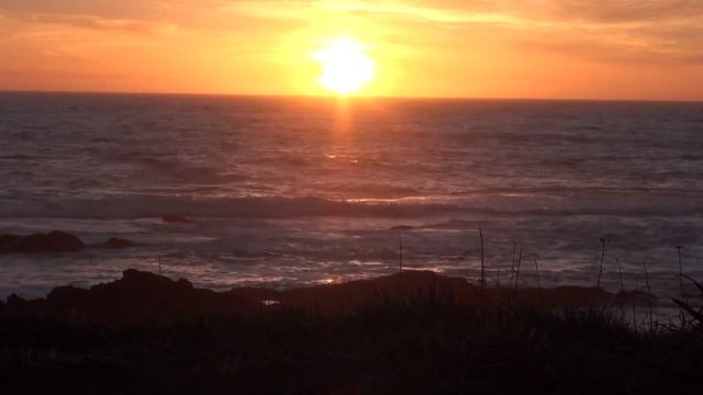 Закат на Тихом океане. Fort Bragg. Калифорния. 21 февраля 2014 год смотреть онлайн