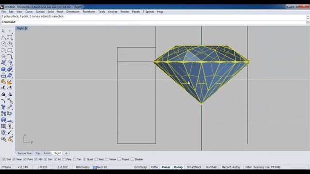 How to Create Channel Setting in JEWELRY CAD Rhino 3D Part 1 - Education смотреть онлайн
