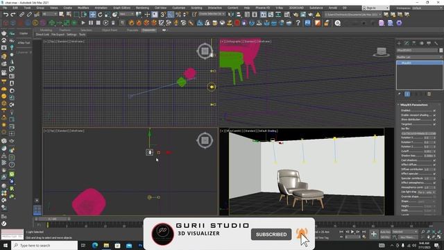 3ds max | VRay IES light tutorial|3dmax full Course in Hindi смотреть онлайн
