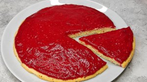 Малиновый пирог.  ПИРОГ с замороженными ягодами. Тарт с ягодами.