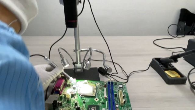 Guide and Applications for AD409-Pro ES Endoscope #andonstar #digitalmicroscope #soldering смотреть онлайн