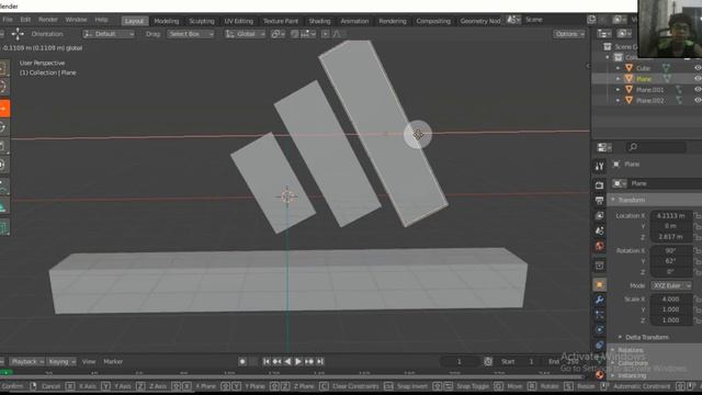 How to make a Adidas logo(Blender Tutorial) смотреть онлайн