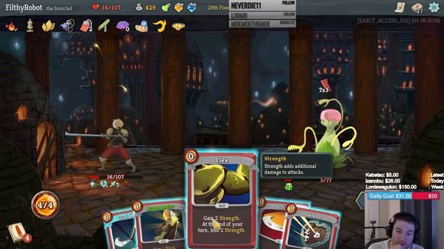 Filthy Tries: Slay the Spire (EA) Game 8 Ironclad Part 3 смотреть онлайн