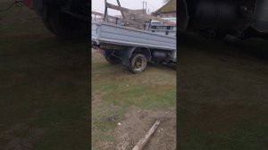 тест самодельного переднего моста на газель